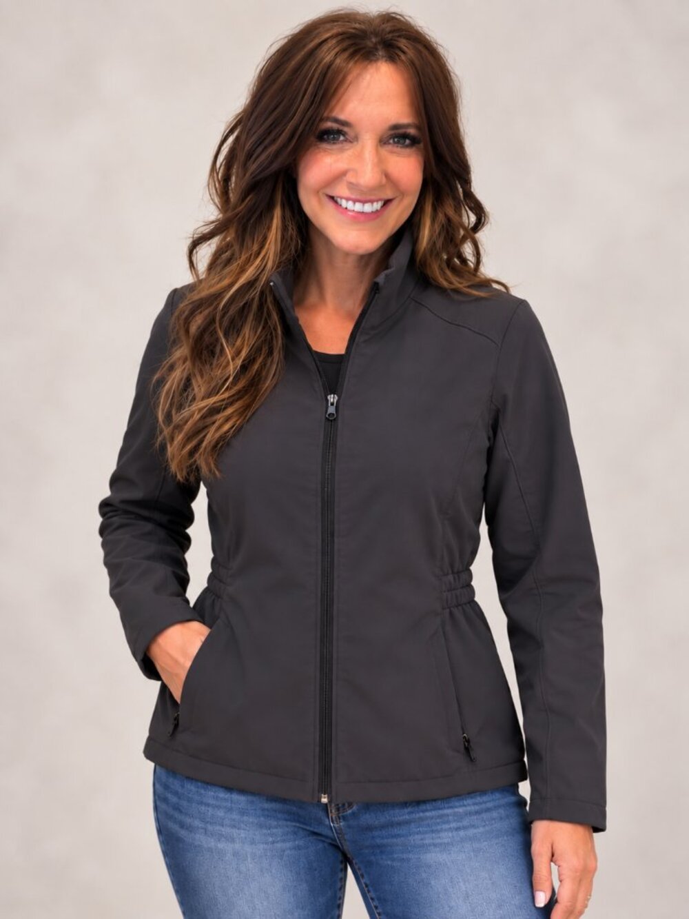 Port Authority Women’s Jacket Battleship Gray - Size Large